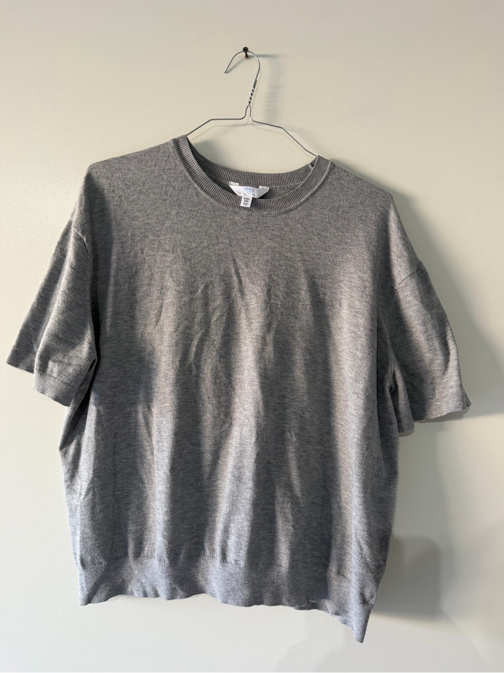 Time and Tru Gray Short-Sleeve Crewneck Top plus (22) 3XL